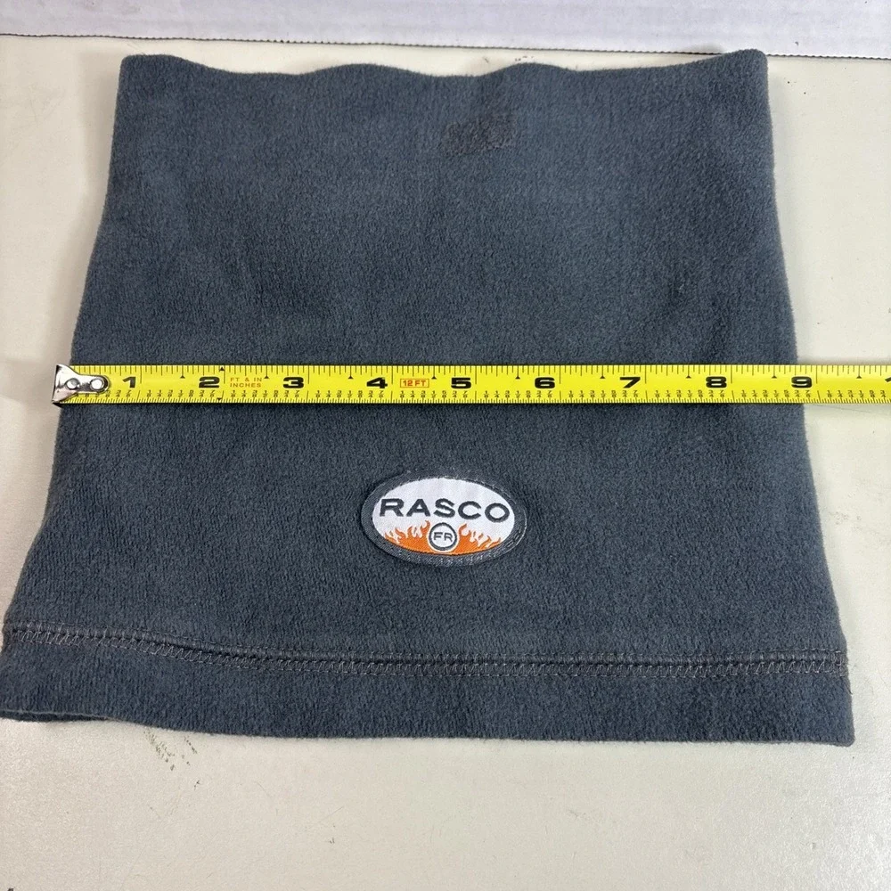 Rasco FR Flame Resistant Neck Gaiter Fleece Charcoal Gray Workwear Balaclava